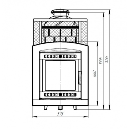 Печь банная ProMetall Атмосфера XL+ сетка