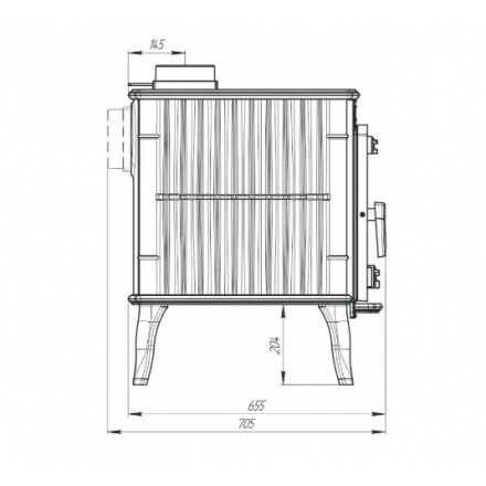 Печь-камин ProMetall Маэстро