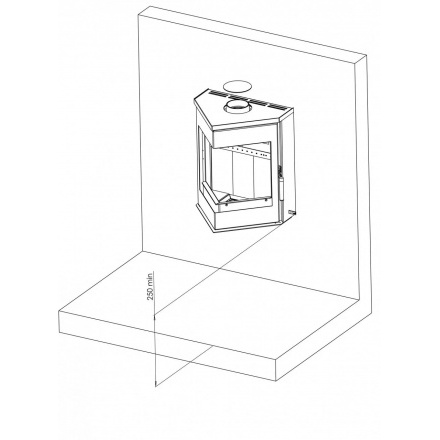 Настенный камин Мета-Бел АОТ-6,0 ЛеМан