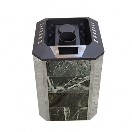 Печь банная Пегас 16 нерж в камне змеевик