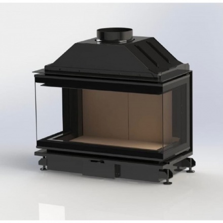 Каминная топка A. CAMINETTI CRYSTAL 80 OPEN SIDE