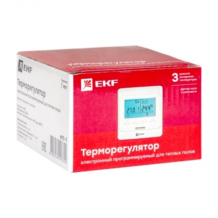 Терморегулятор для теплого пола EKF Proxima ett-1