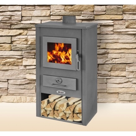 Печь-камин Blist Basel серая