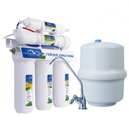 Система обратного осмоса Гейзер Престиж бак 7,6 л (кран №3)