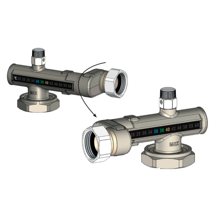 Смесительный узел теплого пола Barberi 27B040N4M3