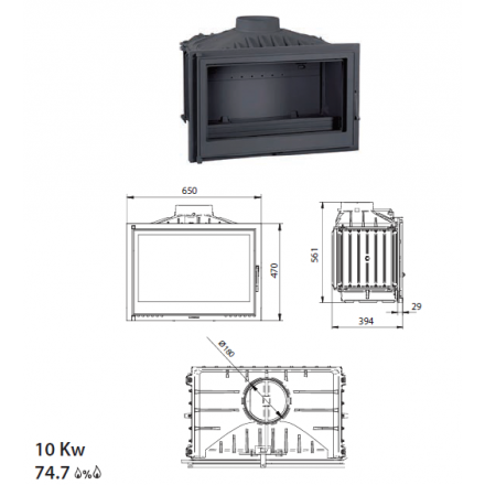 Каминная топка Ferguss FG17