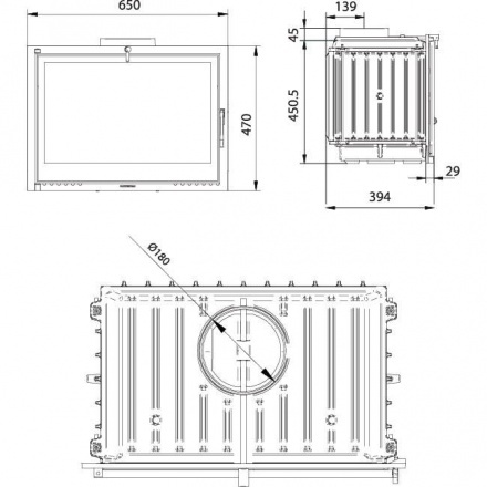 Каминная топка Ferguss FG18