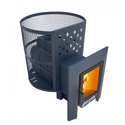 Печь для бани Пегас Легион 16 чугун ДТ 4 стекло