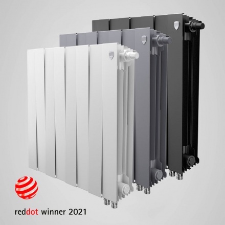 Радиатор секционный биметаллический Royal Thermo PianoForte 500 VDR Bianco Traffico с нижним подключением