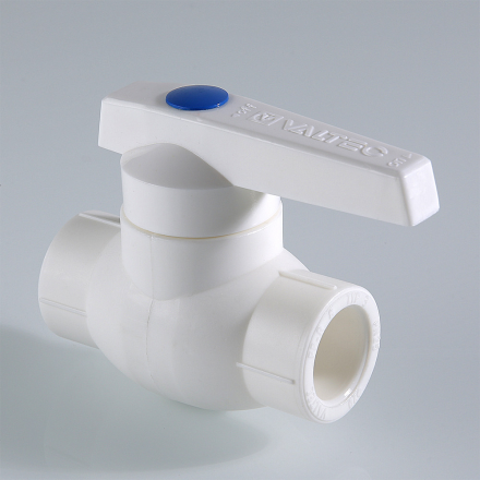 Кран шаровой полипропиленовый VALTEC гор. вода 25 мм
