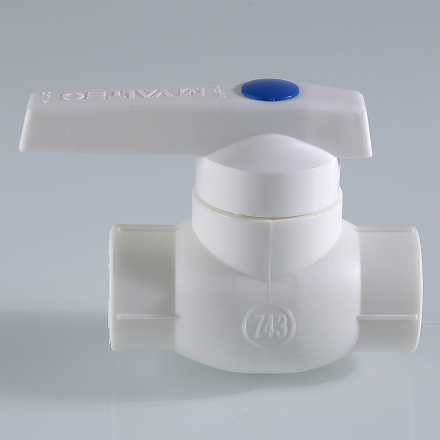 Кран шаровой полипропиленовый VALTEC гор. вода 25 мм