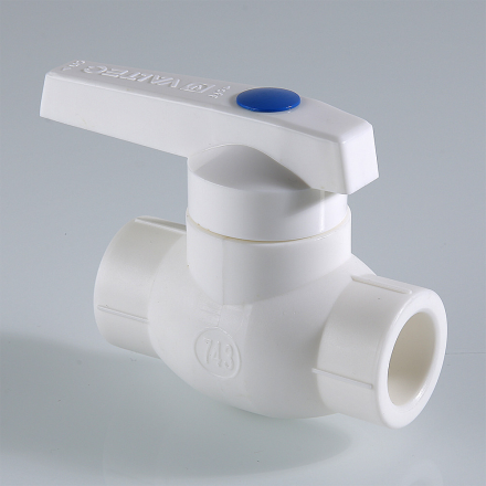 Кран шаровой полипропиленовый VALTEC гор. вода 25 мм