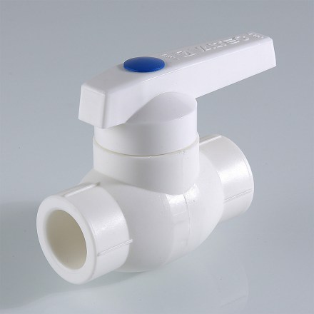 Кран шаровой полипропиленовый VALTEC гор. вода 25 мм