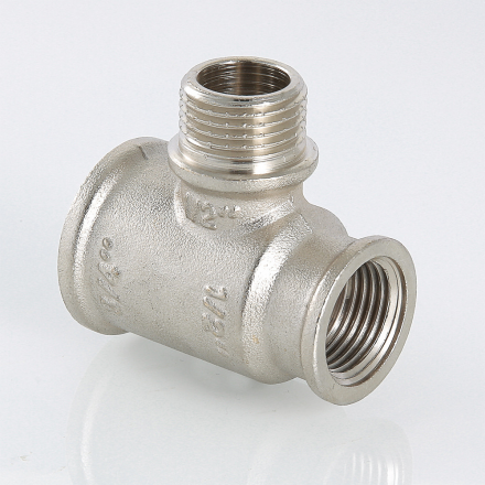 Тройник VALTEC с переходом на нар. р. 3/4"х 3/4"х 1/2" вн-нар-вн