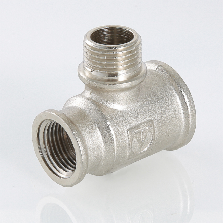 Тройник VALTEC с переходом на нар. р. 3/4"х 3/4"х 1/2" вн-нар-вн
