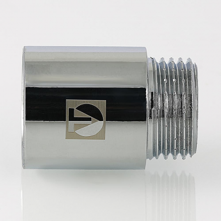 Удлинитель резьбовой VALTEC, 3/4" вн. х30мм хромированный