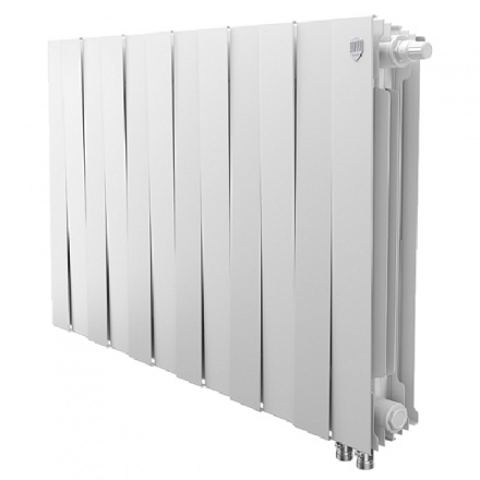 Радиатор секционный биметаллический Royal Thermo PianoForte 500 VDR Bianco Traffico с нижним подключением