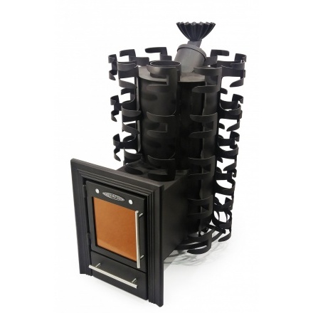 Печь для бани Термофор Семирамида Inox Люмина антрацит