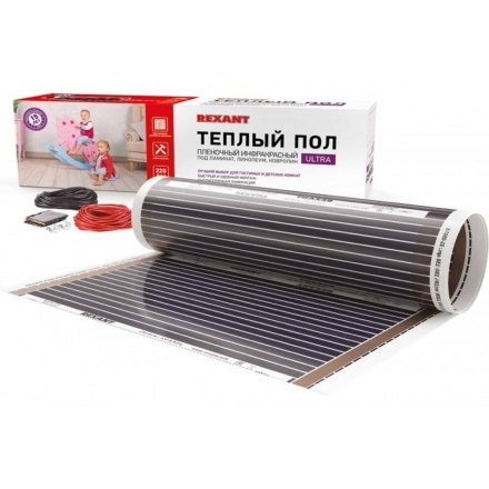 Инфракрасный пленочный теплый пол REXANT Ultra RXM 220 1 м2 220 Вт