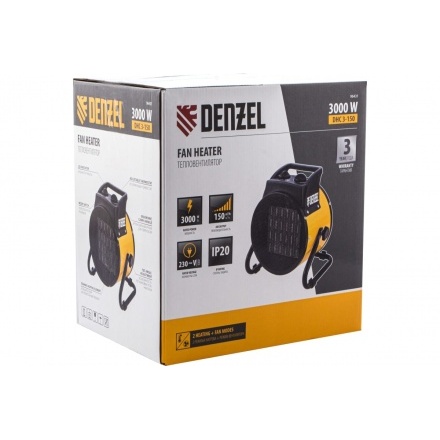 Тепловая пушка электрическая Denzel DHC 3-150