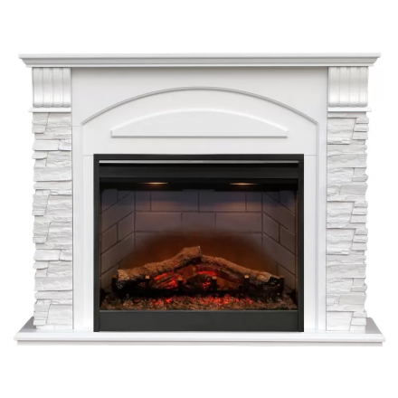 Каминокомплект Alioth New MB/JUP/SYM26 с электрокамином Dimplex DF2608-INT Symphony 26