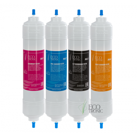 Комплект фильтров с UF мембраной Ecotronic ( I-тип, 14 дюймов)