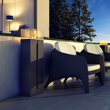 Биокамин Kratki Romeo черный