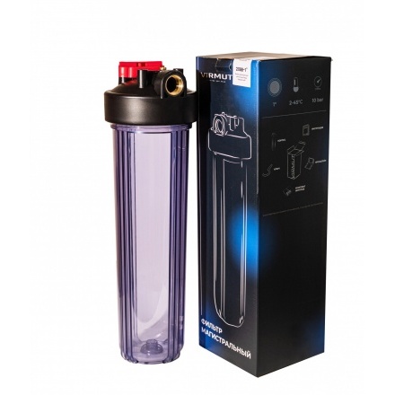 Фильтр магистральный прозрачный Virmut МФБ-20 ББ