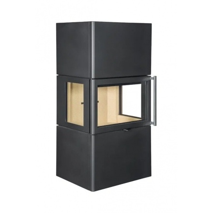 Печь-камин Крит черный