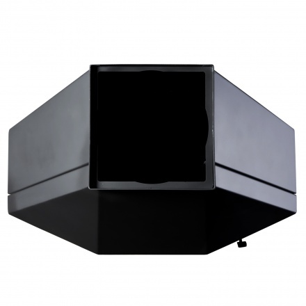 Печь-камин Мюнхен пристенно угловой Компакт черный