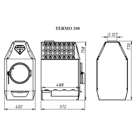 Отопительная печь Ермак Stoker Termo 200 (2024)