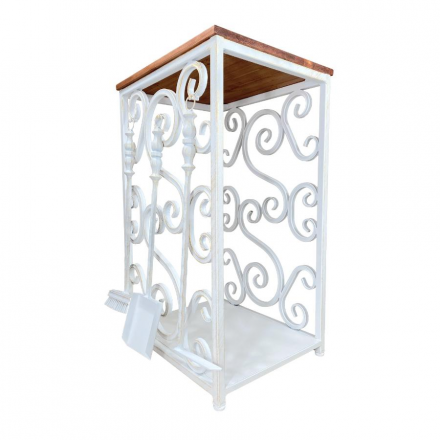 Дровница МФ-6 белое золото