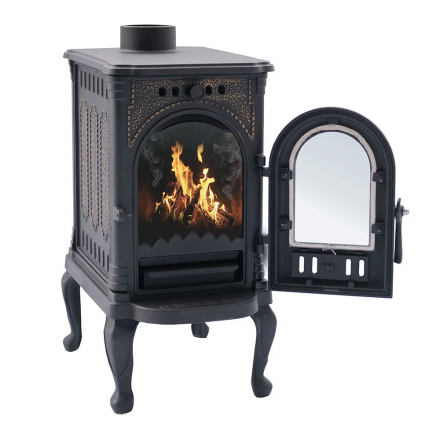 Печь-камин Сибирь 6 чугунная
