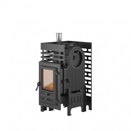 Печь для бани ASTON Шторм 20 б/в со стеклянной дверцей