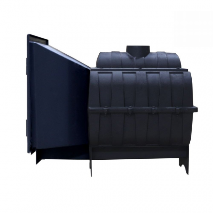 Печь банная ComfortProm РЕТРО ПРЕМИУМ ЧУГУН панорама 26 м3