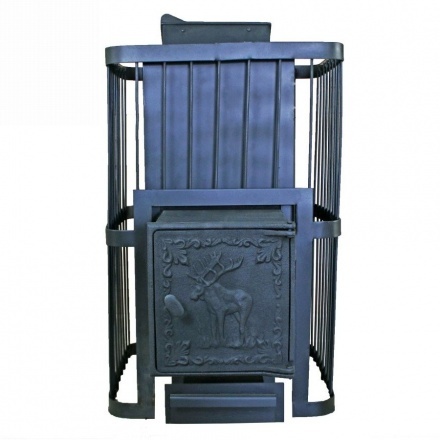 Печь банная ComfortProm РЕТРО ПРЕМИУМ ЧУГУН закрытая каменка 26 м3