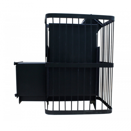 Печь банная ComfortProm РЕТРО СТАЛЬ 8 мм закрытая каменка 26 м3