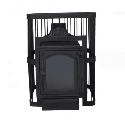 Печь банная ComfortProm РЕТРО ЧУГУН стекло 20 м3