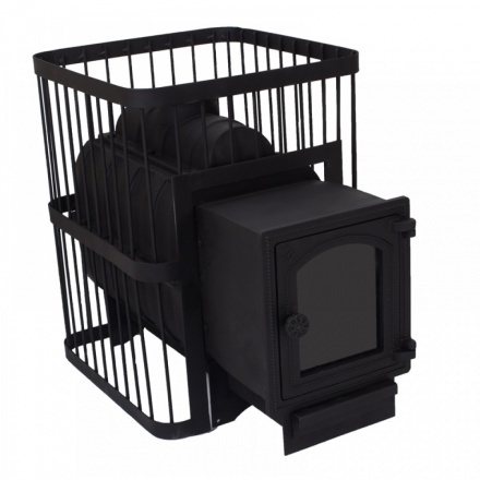 Печь банная ComfortProm РЕТРО ЧУГУН стекло 20 м3