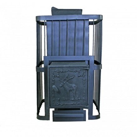 Печь банная ComfortProm РЕТРО ЧУГУН закрытая каменка 20 м3