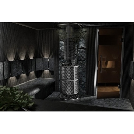 Банная печь ProMetall Атмосфера XL сетка нержавейка