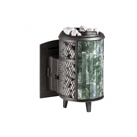 Банная печь ProMetall Атмосфера комбинированная сетка-ламель «Змеевик»