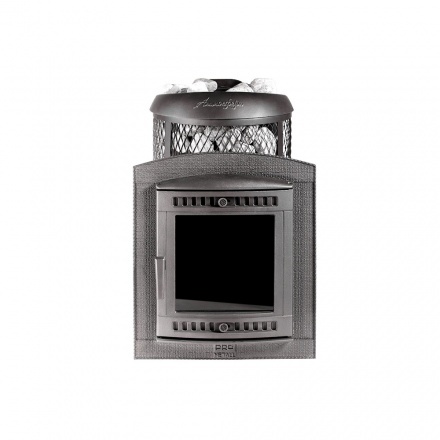 Банная печь ProMetall Атмосфера комбинированная сетка-ламель «Змеевик»