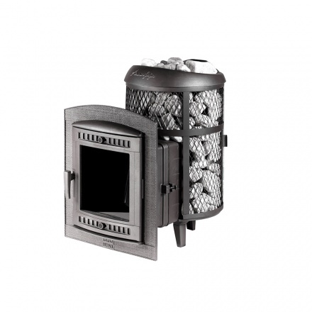 Банная печь ProMetall Атмосфера комбинированная сетка-ламель «Змеевик»