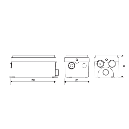 Канализационная установка SFA SANIDOUCHE D60
