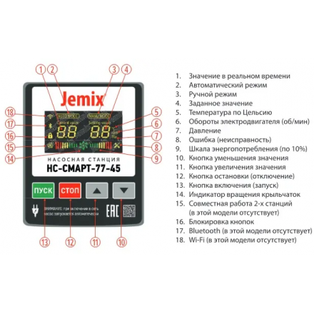 Насосная станция Jemix НС-СМАРТ-77-45