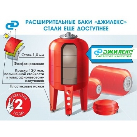 Мембранный расширительный бак Джилекс В 300