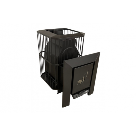 Печь для бани Пегас 16 эконом с сеткой (короткая топка)