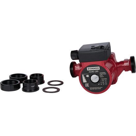 Насос циркуляционный ROMMER 25/40-180