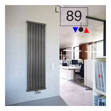 Радиатор Arbonia 2180 8/2/89/12/1/1/12/3/0/0 CF RAL 9005 matt